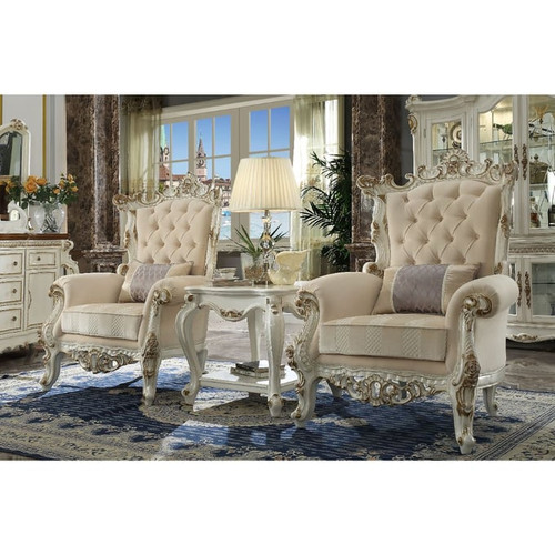 Acme Furniture Picardy II Antique Pearl Accent Chair