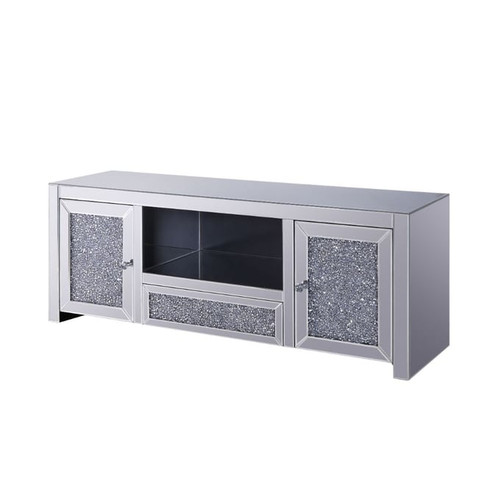 Acme Furniture Noralie Mirrored TV Stand