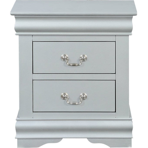 Acme Furniture Louis Philippe Platinum Nightstands