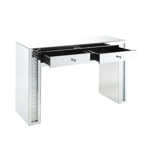 Acme Furniture Nysa Mirror Vanity Desk