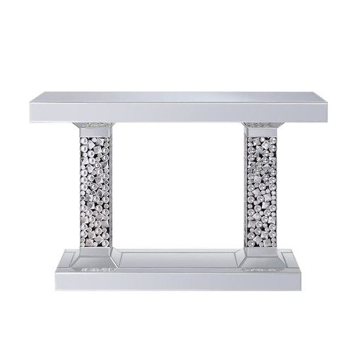 Acme Furniture Kachina Mirrored Gems Console Table