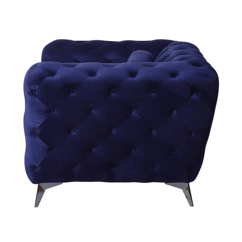 Acme Furniture Atronia Blue Fabric Sofas