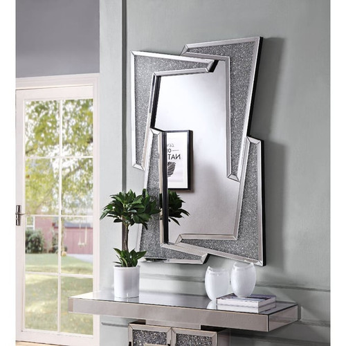 Acme Furniture Noralie Mirrored Mirror Wall Decor