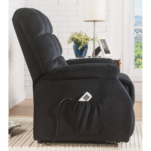 Acme Furniture Ipompea Black Power Lift and Massage Recliners
