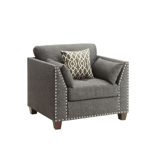 Acme Furniture Laurissa Light Charcoal Chair