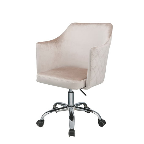 Acme Furniture Cosgair Champagne Chrome Office Chair