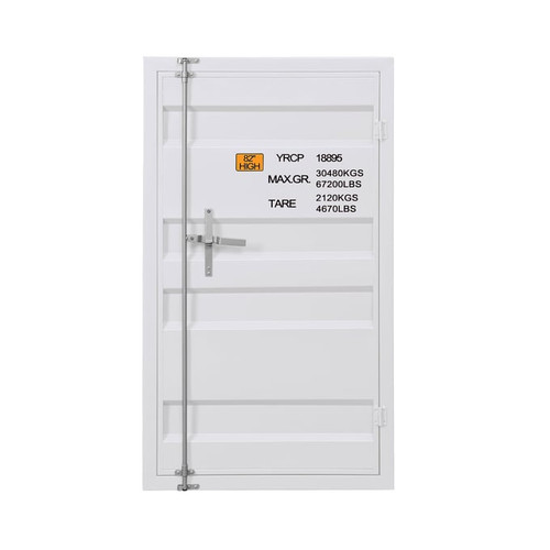 Acme Furniture Cargo White Metal Single Door Chests