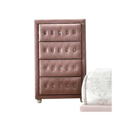 Acme Furniture Reggie Pink Chest