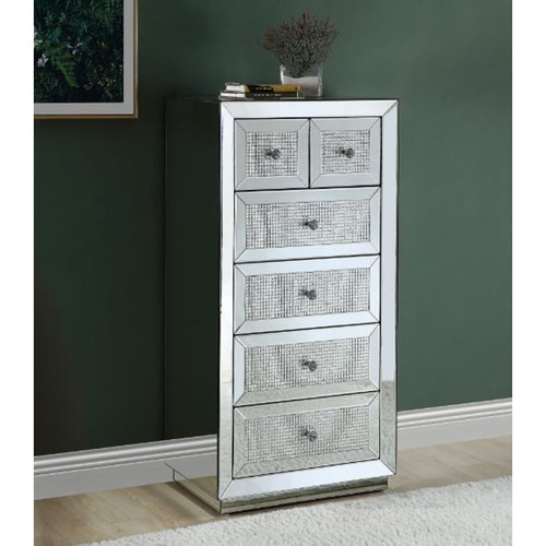 Acme Furniture Ornat Diamonds Cabinet