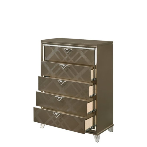 Acme Furniture Skylar Dark Champagne Chest