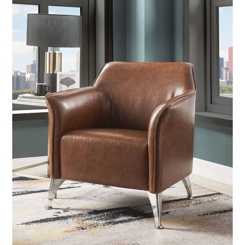 Acme Furniture Teague Brown Accent Chair