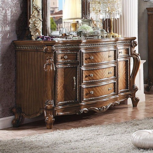 Acme Furniture Picardy Honey Oak Dresser