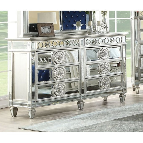 Acme Furniture Varian Mirrored Dresser