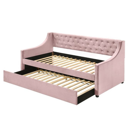 Acme Furniture Lianna Pink Twin Trundle Daybed
