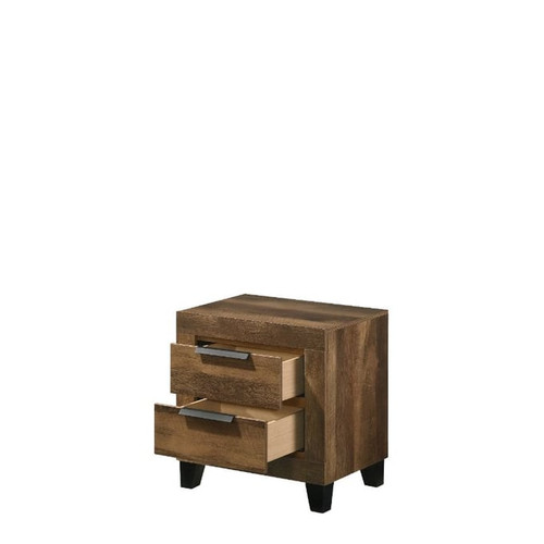 Acme Furniture Morales Rustic Oak Nightstand