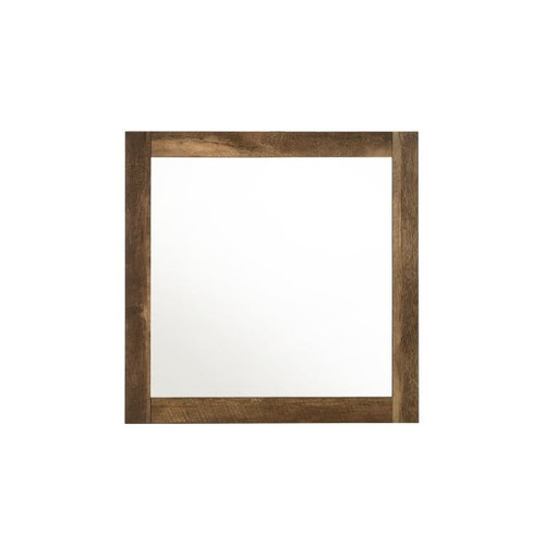 Acme Furniture Morales Rustic Oak Mirror