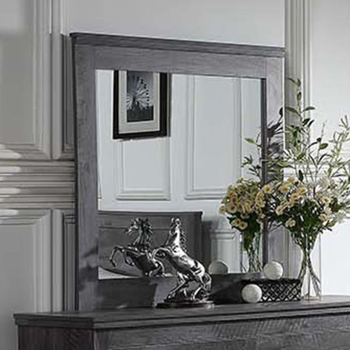 Acme Furniture Vidalia Rustic Gray Oak Mirror