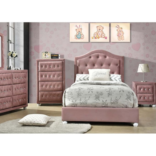 Acme Furniture Reggie Pink Beds