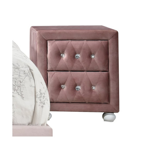 Acme Furniture Reggie Pink Nightstand