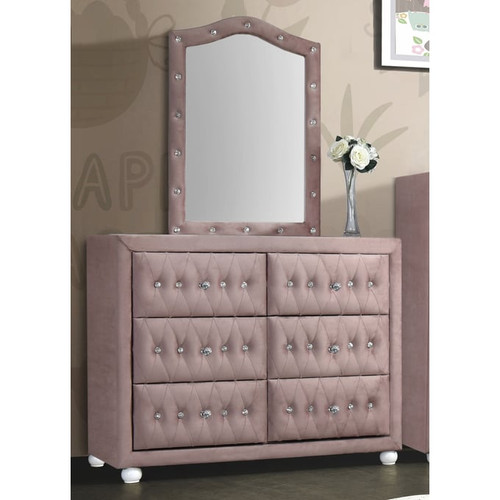 Acme Furniture Reggie Pink Mirror