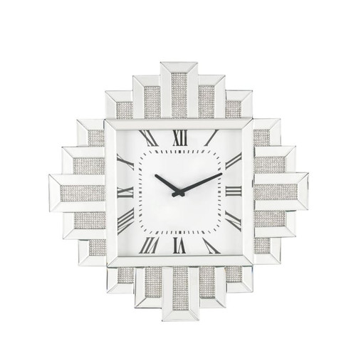 Acme Furniture Lavina Diamonds Wall Clock