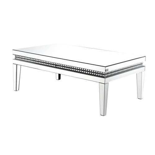 Acme Furniture Lotus Mirrored Coffee Table