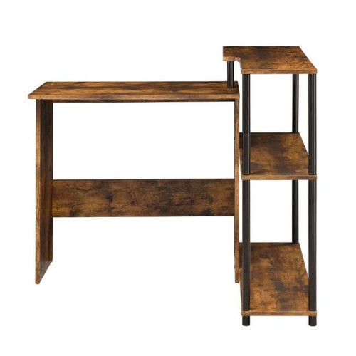 Acme Furniture Ievi Weathered Oak Black Writing Desks