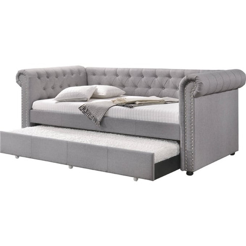 Acme Furniture Justice Smoke Gray Trundle Daybeds