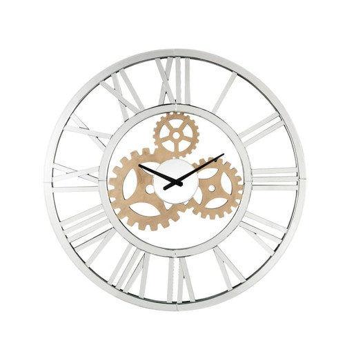 Acme Furniture Acilia Mirrored Wall Clock