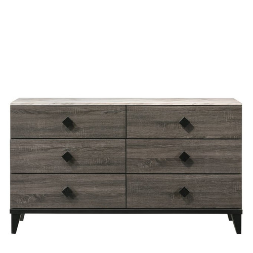 Acme Furniture Avantika Rustic Gray Oak Dresser