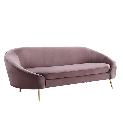 Acme Furniture Abey Pink Two Pillows Sofa
