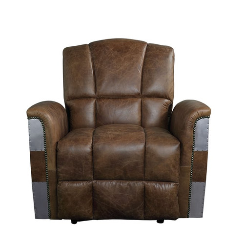 Acme Furniture Brancaster Retro Brown Power Recliner