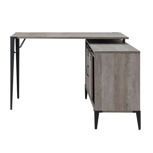 Acme Furniture Zakwani Oak Black USB Writing Desks