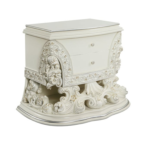 Acme Furniture Adara Antique White Nightstand