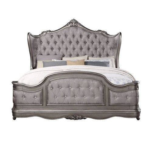 Acme Furniture Ausonia Antique Platinum Beds