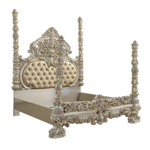 Acme Furniture Danae Champagne Gold King Bed