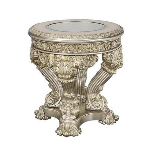 Acme Furniture Danae Champagne Gold End Table