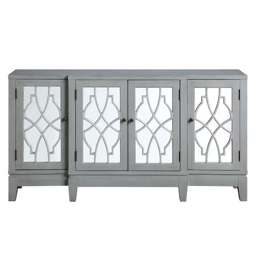 Acme Furniture Magdi Antique Gray Console Table