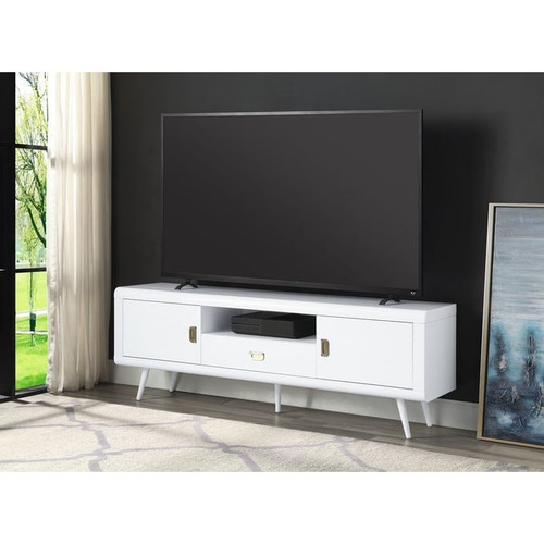 Acme Furniture Pagan White High Gloss TV Stand