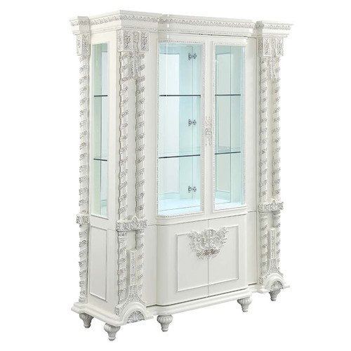 Acme Furniture Vanaheim Antique White Curio