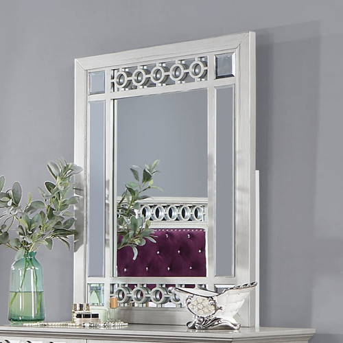 Acme Furniture Varian Silver Mirror