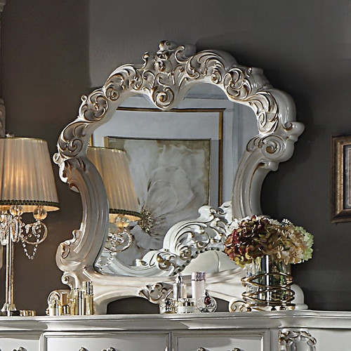 Acme Furniture Vendome Antique Pearl Mirror