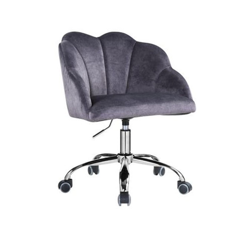 Acme Furniture Rowse Dark Gray Chrome Office Chair