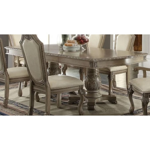 Acme Furniture Chateau De Ville Antique White Dining Table