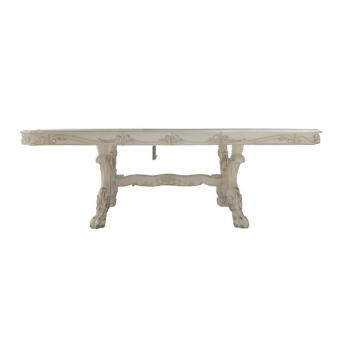 Acme Furniture Dresden Bone White 136 Inch Dining Table