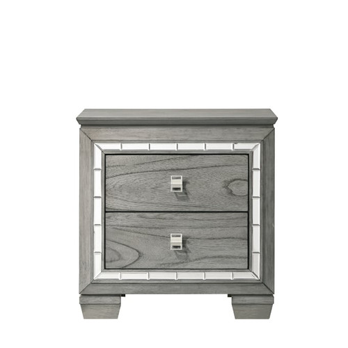 Acme Furniture Antares Light Gray Oak Nightstand