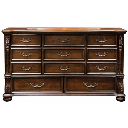 Furniture of America Arthur Brown Cherry Dresser