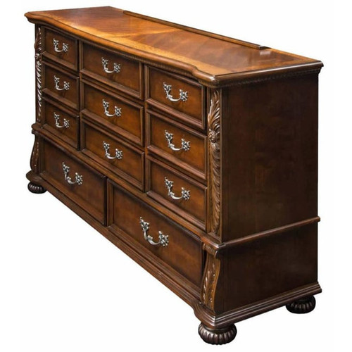Furniture of America Arthur Brown Cherry Dresser