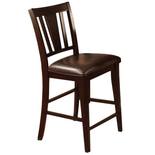 2 Furniture of America Edgewood Counter Height Chairs