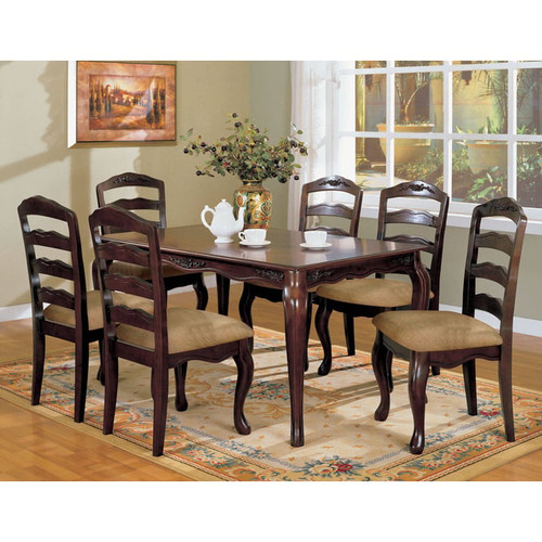 Furniture of America Townsville Dark Walnut 60 Inch Dining Table